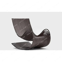 Rocking chair single solid wood recliner balcony leisure home living room bedroom lazy sofa chair