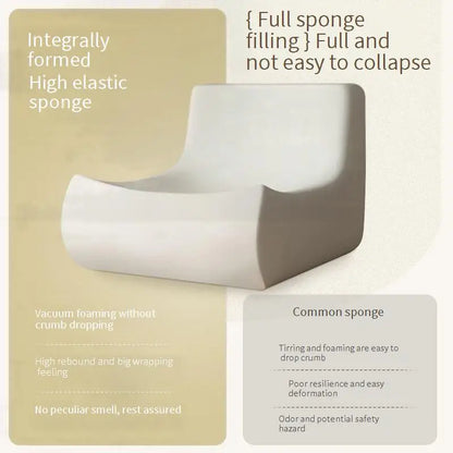 Caterpillar sofa togo modern living room balcony lounge lazy sofa available white lamb wool sofa