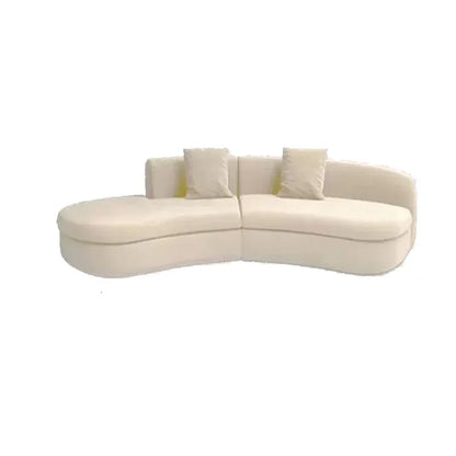 JC Semicircular Curved Special-shaped Sofa, Resting Area, Reception, Beauty Salon Office, Hotel Lobby, Sales Office,