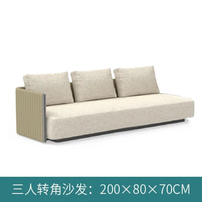 Outdoor rattan sofa, terrace, leisure rattan chair, tea table, courtyard villa, garden, living room, sunroom, rattan sofa combin