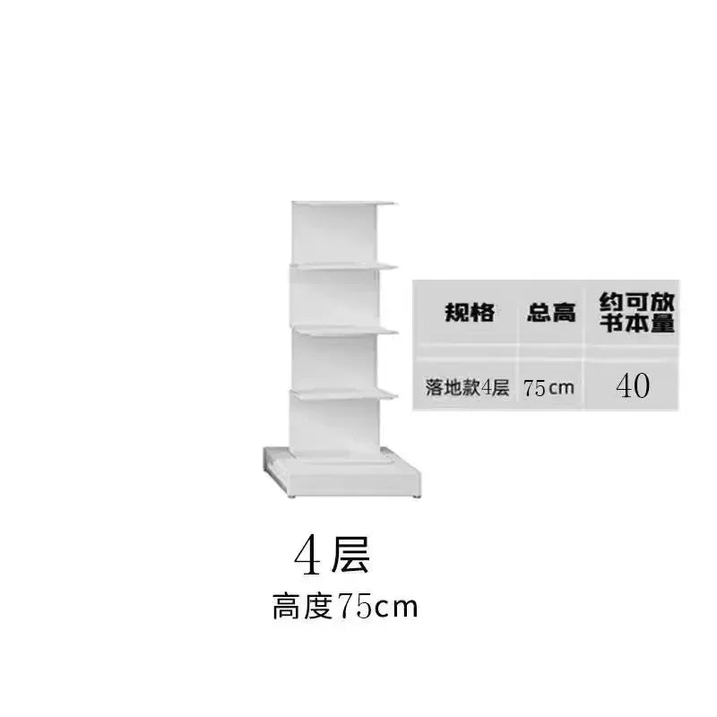 Corner Bookcase Bookends Modern Industrial Ladder Bedside Bookcase Bedroom Desktop Estanteria Habitacion Cute Furniture