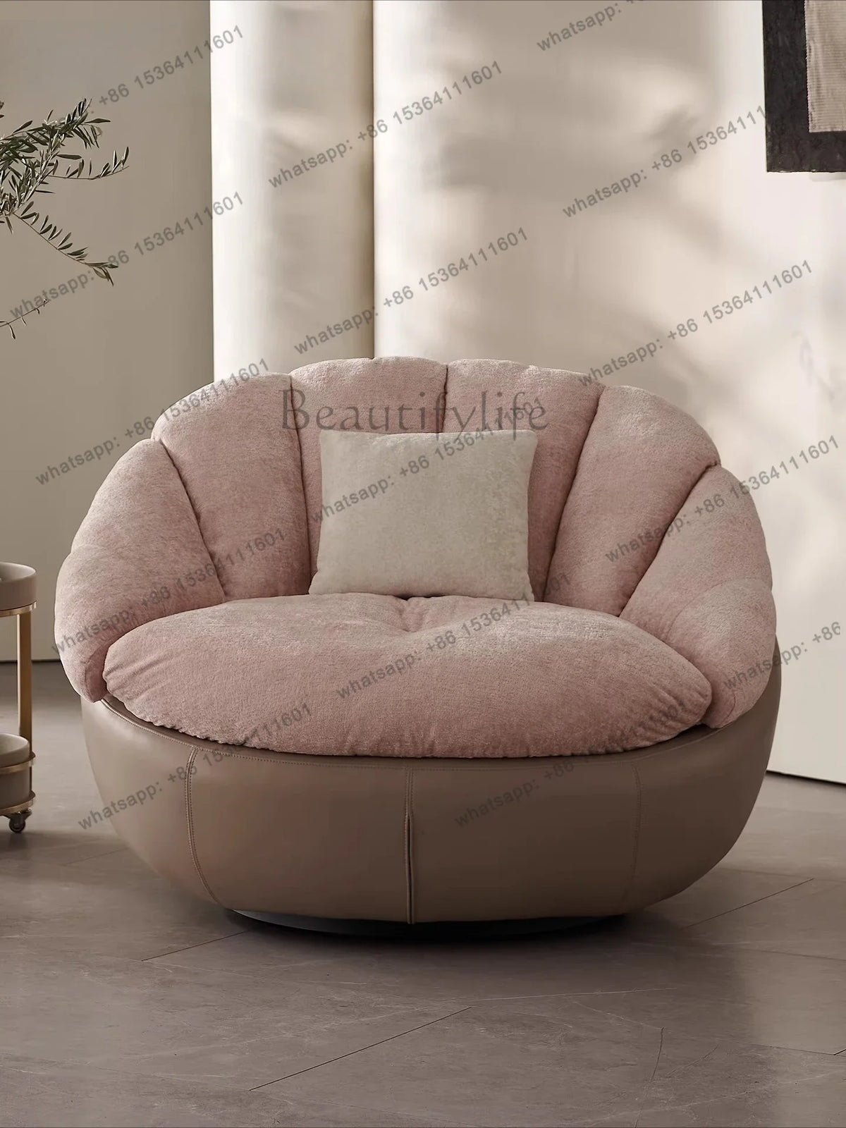 yj57 Sofa chair modern simple living room balcony household lazy leisure chair spot light luxury