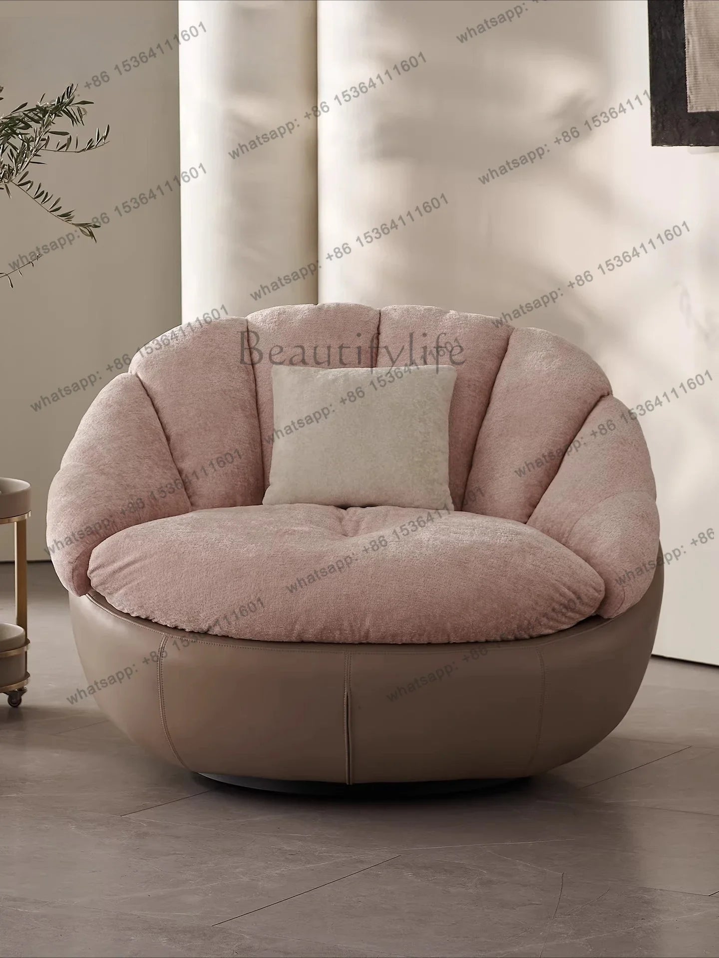 yj57 Sofa chair modern simple living room balcony household lazy leisure chair spot light luxury