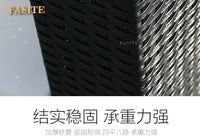 Outdoor round rattan sofa combination garden courtyard