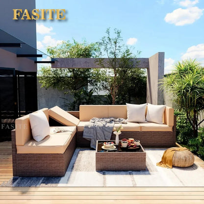 Patio Furniture Set Outdoor Conversation Set Sofa Garden