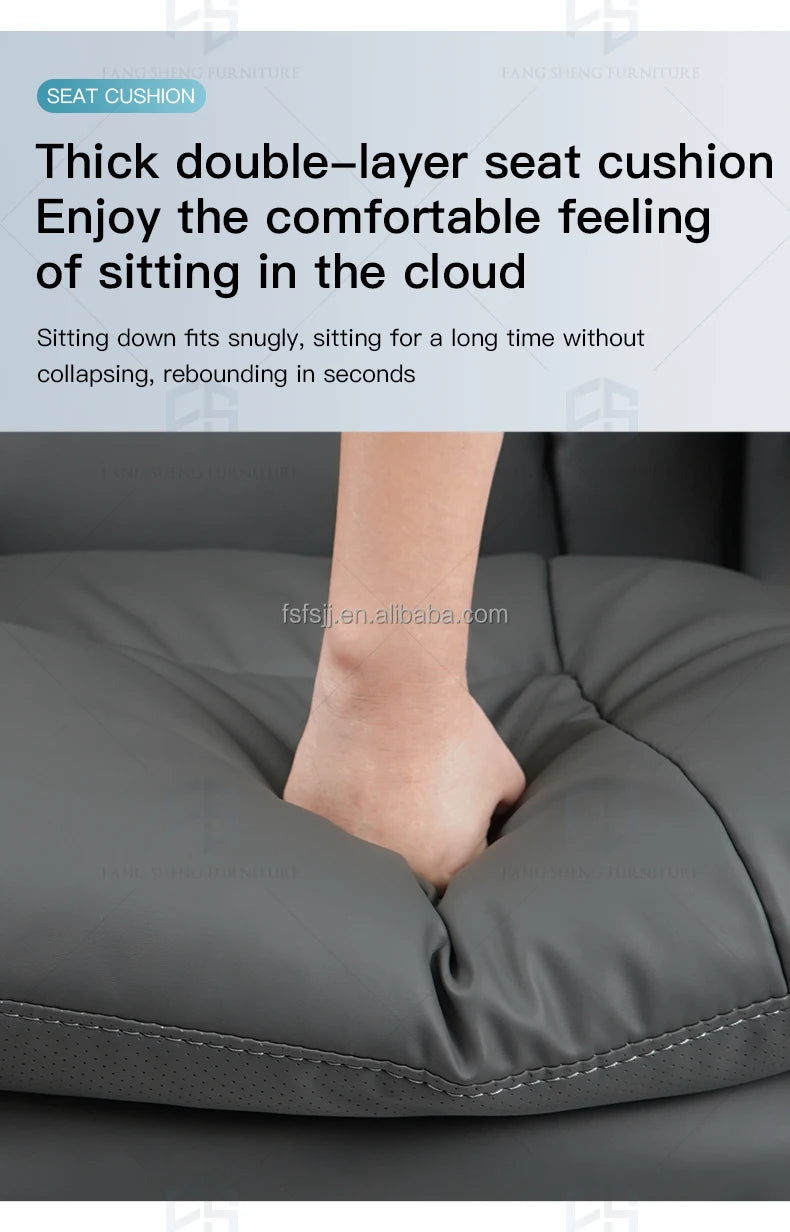 Chair Office Furniture Wholesale Luxury Modern Leather Ergonomic Boss Chair Office Chair  for Fat People
