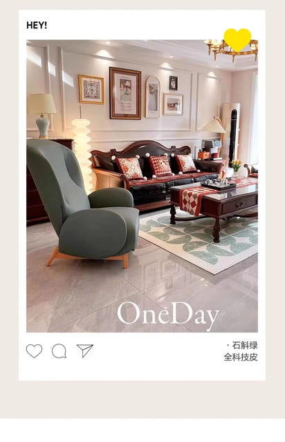 Sofa chair Nordic style home leisure chair lazy bedroom recliner simple atmosphere