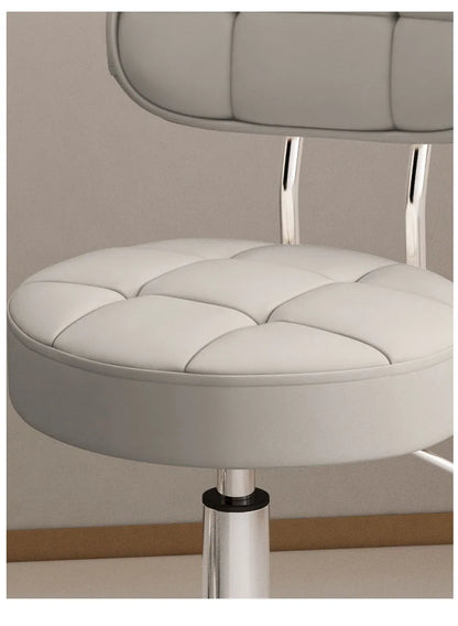 Professional Beauty Salon Chairs Backrest Barber Pedicure Chair Lifting Manicure Hairdresser Hair Salons Wheel Stool Furniture
