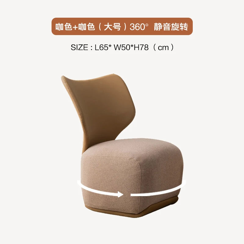 Luxury Fabric Living Room Chair Coffee Shop Living Room Lounges Chair Bedroom Sofa Furniture Low Stool Balcony Leisure Chair t