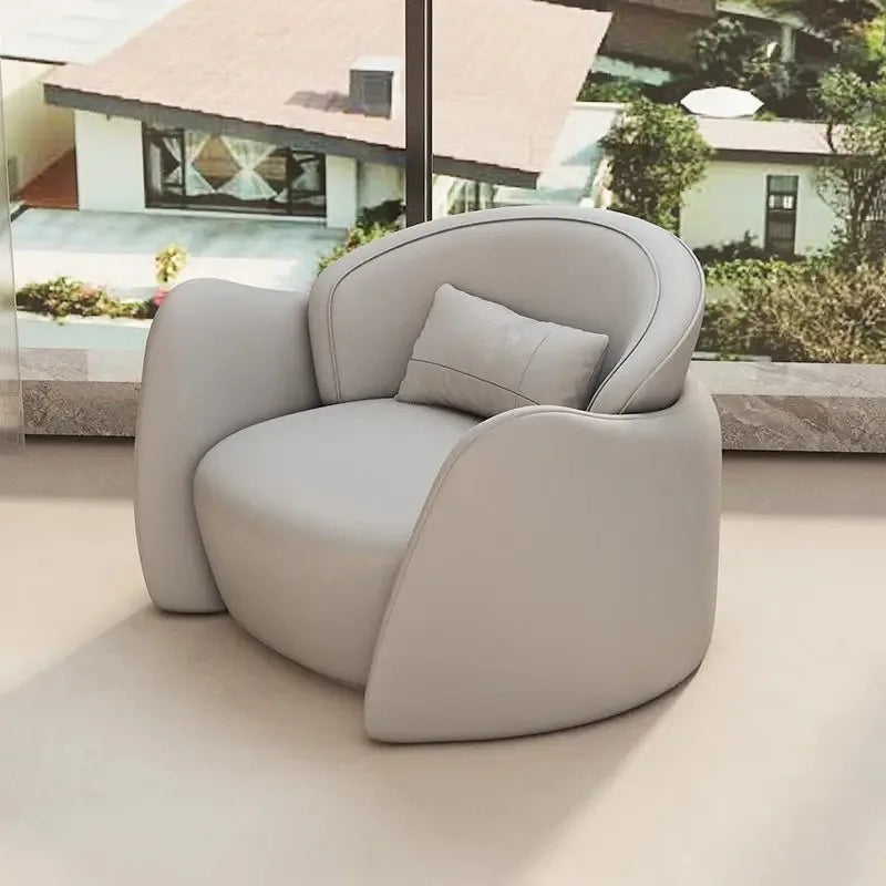 Living Room Leisure Home Hotel Reception Area Simple Sofa Chairs Chaise Lounge Light Luxury Single Sofa Chair Small Apartment
