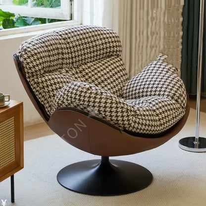 Large Swivel Chair, Modern Luxury Design, Relaxing Comfy Armchair, Lazy Puffs Sedie Da Soggiorno Home Furniture
