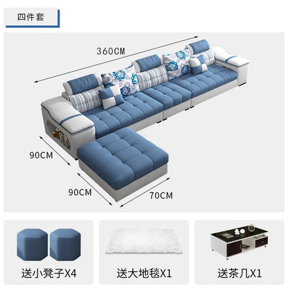 Living Room Minimalist Sofa Sectional Luxury Modern Home Sofa Lazy Comfortable Canape Salon De Luxe Furniture Accessories