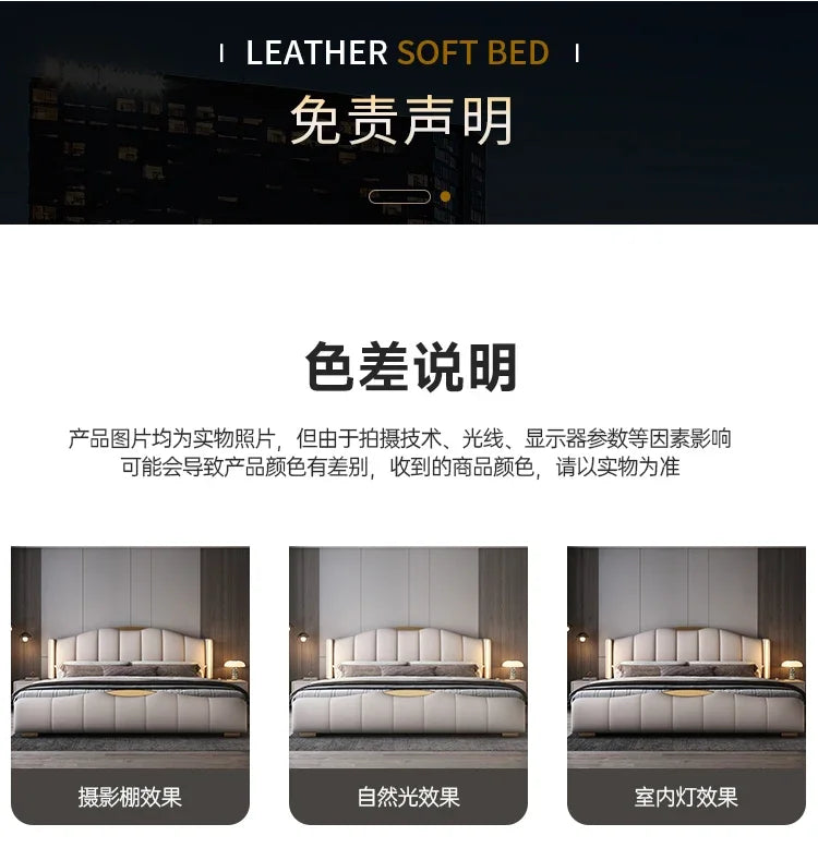 Luxury Frame Double Bed King Size Modern Living Room Frame Double Bed Queen Hotel Princess Cama De Casal Bedroom Furniture