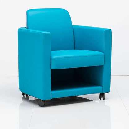 Multifunctional Table and Chair All-in-One Comfortable Sofa Training Chair with Table BoardExtra-wide Writing Board Movable Conf