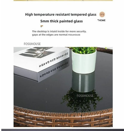 Nordic Balcony Table and Chair Combination Outdoor Patio Table and Chair Leisure Storage Table Three-piece Garden Furniture Z
