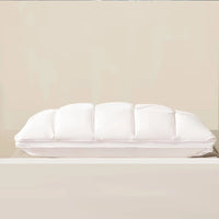 Liv-Esthete Luxury 100% Goose Down Pillow Neck Protection 3D Bread Down-proof Bed Pillows 100% Cotton
