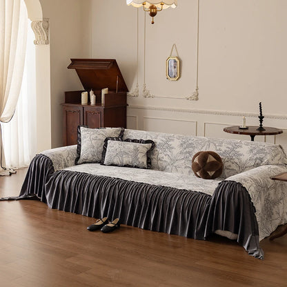 1 Piece Set Plant Stretchable Sofa Cover Non-slip Full Cover Dust Cover Bedroom Living Room Home Decoration 2/3/4 People