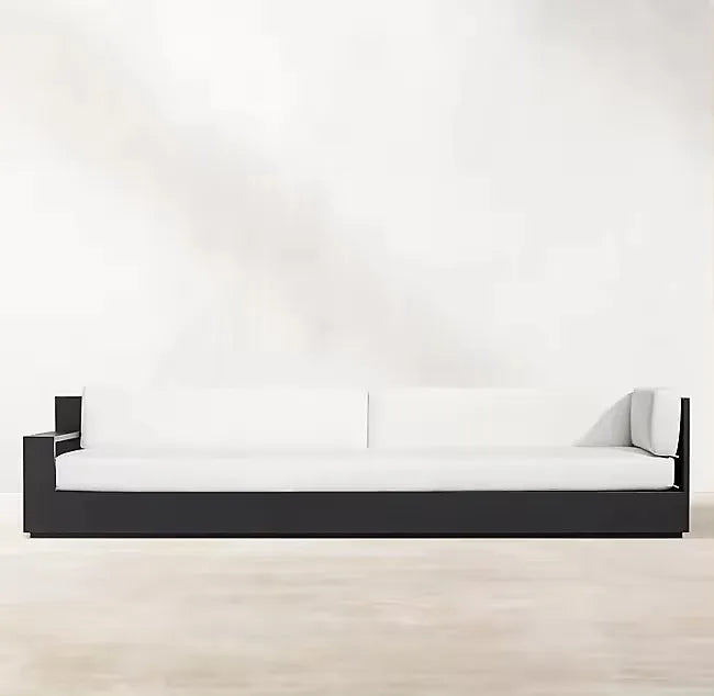 Outdoor Aluminum Sofa Furniture Hotel Garden Terrace Outdoor Leisure Sofa Waterproof Sunscreen Sofa Combination