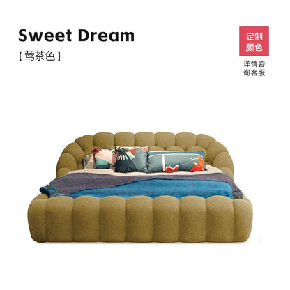 Lounge Clear Bed Decoration Beauty Room Decor Large Size European Sun Sleeping Bed Safe Letto Matrimoniale Trendy Furniture