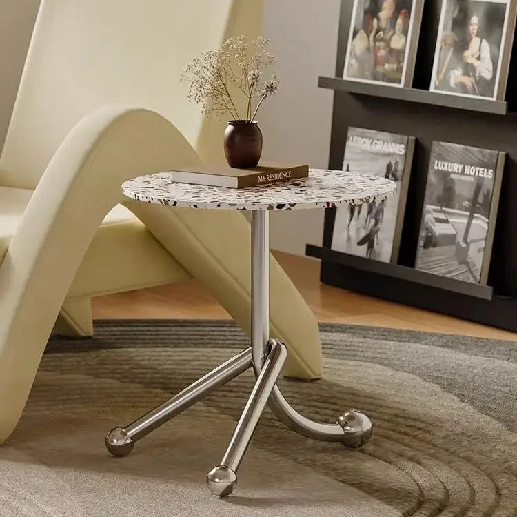 Nordic Designer Medieval Stainless Steel Light Luxury Minimalist Living Room Reception Leisure Single Chair Special-shaped Chair