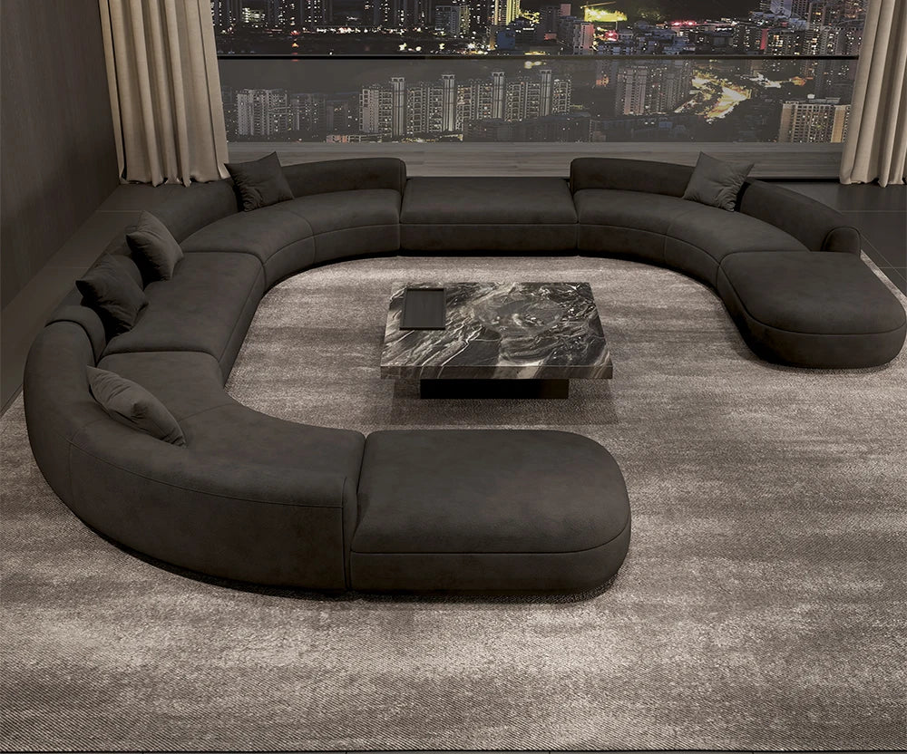 Oversized Black Living Room Sofas Minimalist Nordic Modern Living Room Sofas Lounge Lounge Couch Wohnzimmer Furniture For Home