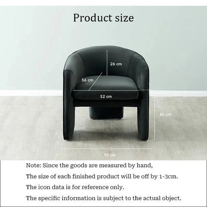 Living room furniture, modern cashmere chair, living room lounge chair