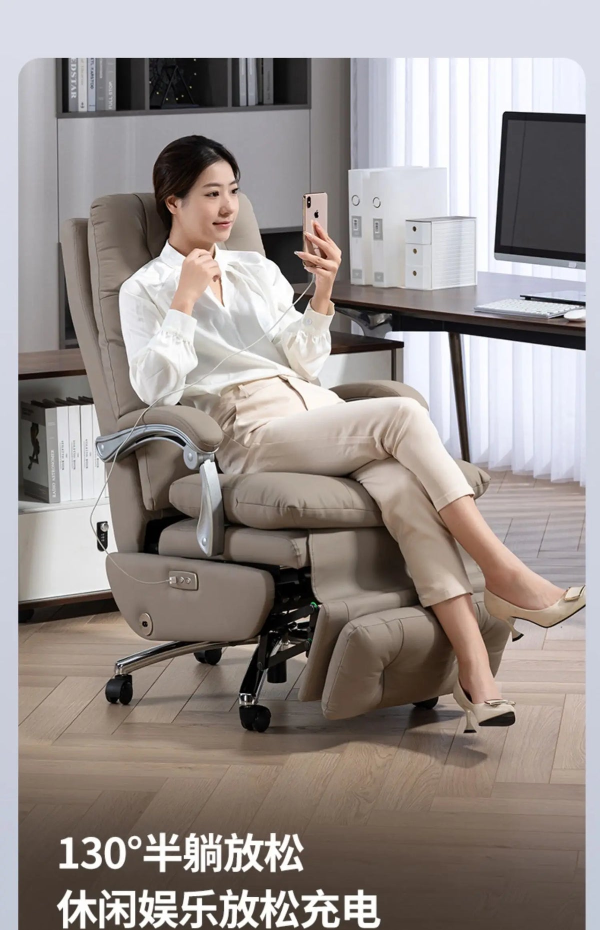 Comfortable Mobile Office Chairs Gaming Meeting Adjust Recliner Office Chairs Computer Sedentary Furniture Chaise Bureau LLOC