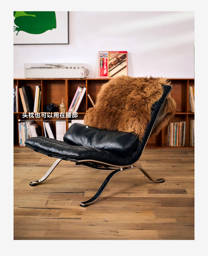 Customizable full leather sofa chair
