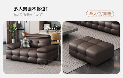 Modern Leather Living Room Sofas Couch Lazy Nordic Luxury Minimalist Living Room Sofas Lounge Designer Muebles Home Furniture