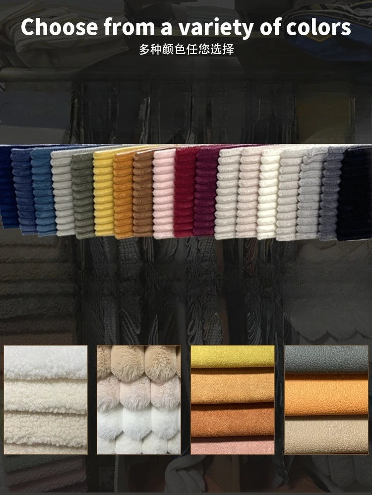 Compressed fabric combination sofa cinema concubine chair tofu block lazy