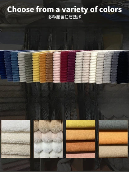 Compressed fabric combination sofa cinema concubine chair tofu block lazy