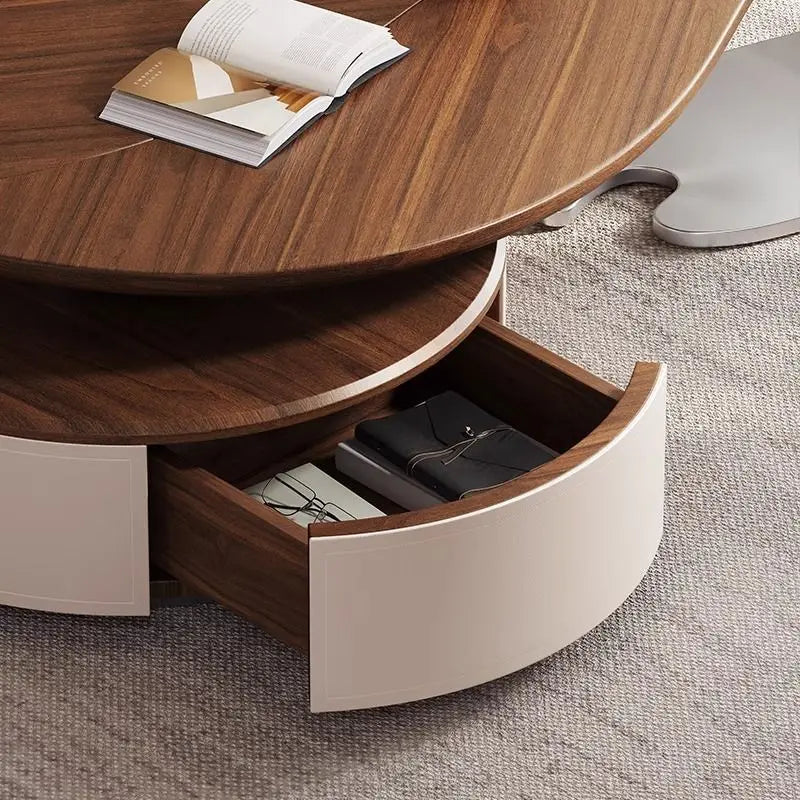 Nordic Style Modern Coffee Table Unique Design Glam Luxury Coffee Table Living Room Hidden Storage Table De Salon Home Furniture