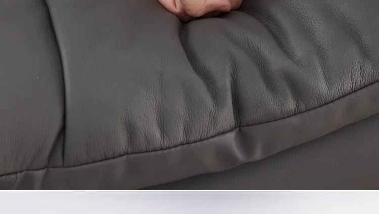 AOLIVIYA Top Layer Cowhide Electric Executive Chair for Home Office Comfortable Computer Swivel Chair Business President Reclini