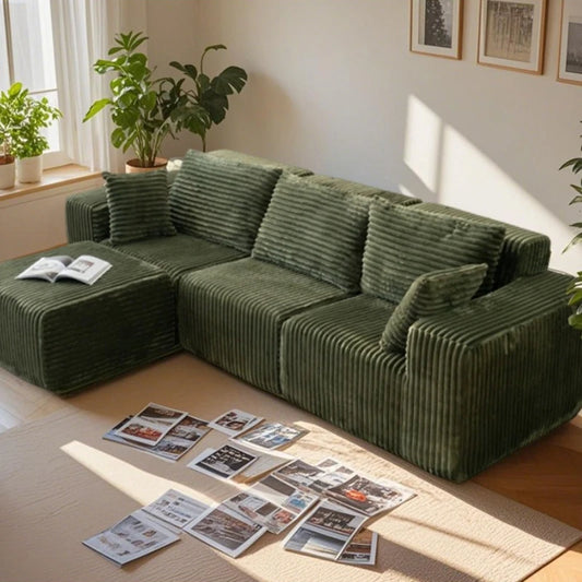 Vacuum Compression Sofa, One-piece Molded Sponge, Comfortable and Soft Living Room Boneless Sofa, Customizable