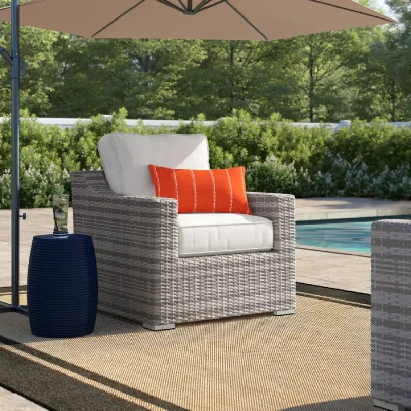 Fully Assembled Patio Chair with Cushions