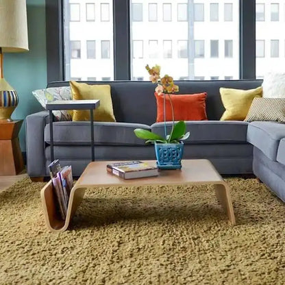 Style Apartment Room Creative Solid Minimalist Log Modern Japanese Ash Wood Coffee Living Table Small Home Tatami Furniture Top