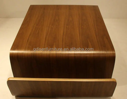 Curved Plywood COFFEE Table Mid Century Modern Living Room Furniture Solid Wood Coffee Table Wooden Convertible