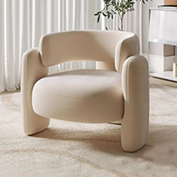 Nordic Simple Single Leisure Chair Living Room Sofa Home Fabric Recliner Bedroom Balcony Small Sofa Study Reading Sofas