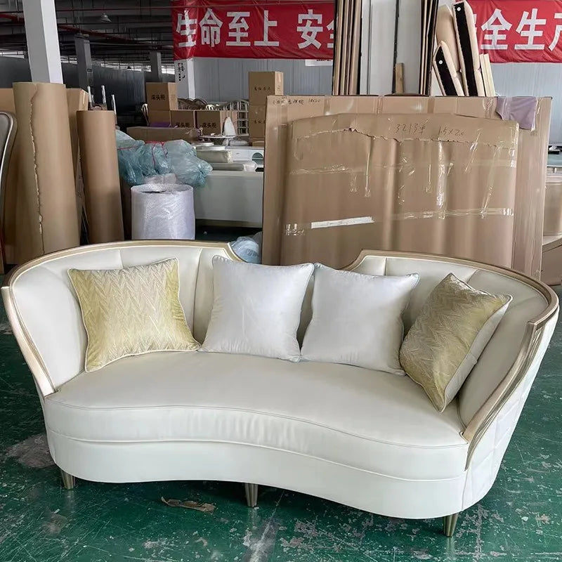 LJY Memory Italian Living Room Sofas Designer Gold Luxury Floor Sofa Living Room Bean Corner Banken Woonkamer Furniture For Home
