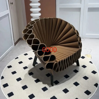 Nordic minimalist living room special-shaped single sofa chair