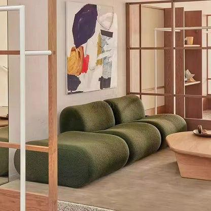 Cute, comfortable and high-quality living room cashmere compression sofa set furniture
