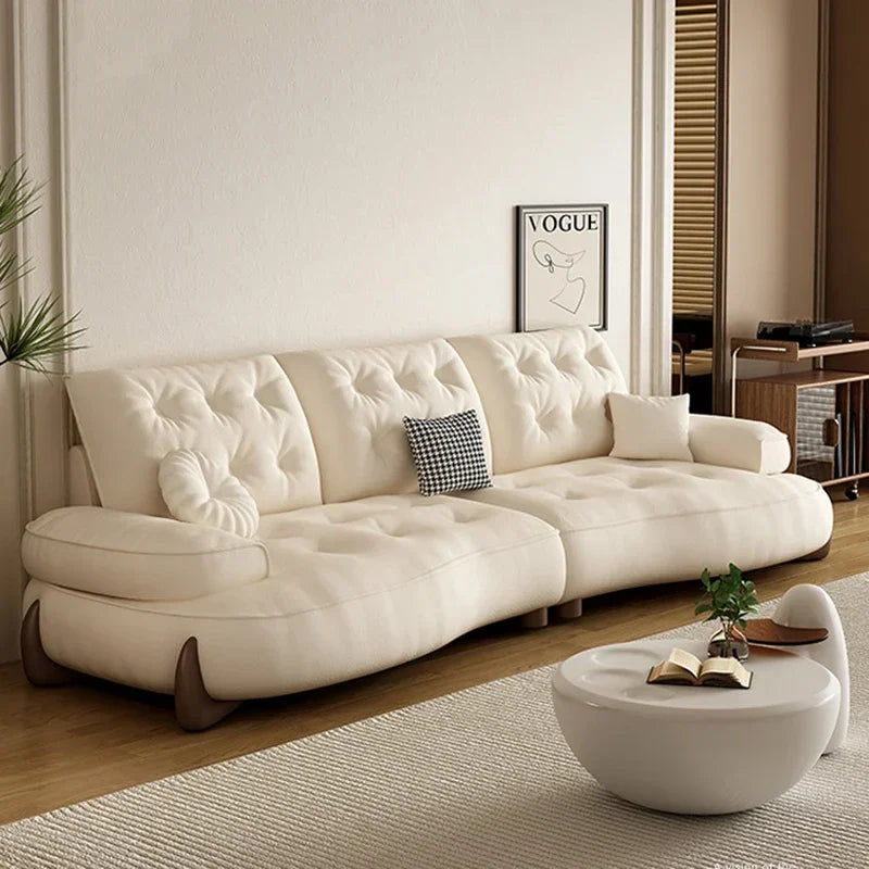 Postmodern Living Room Sofas Fabric Nordic Designer Modern Lounge Couch Lazy Replica Sleeper Princess Divano Salon Furniture