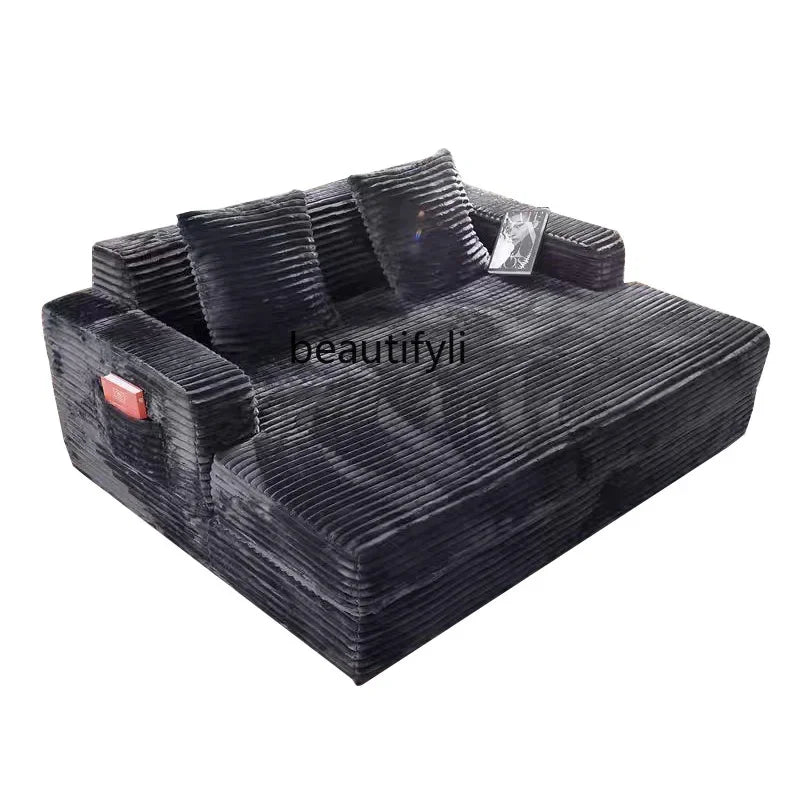 A57 Compression Integrated Sofa Full Sponge Vacuum Roll Pack Large Folding Two-in-One Compression Sofa