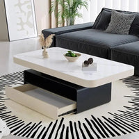 Modern Luxury Coffee Table Rectangle Organizer Drawer Nordic Trendy Coffee Table Premium Beauty Table De Salon Home Furniture