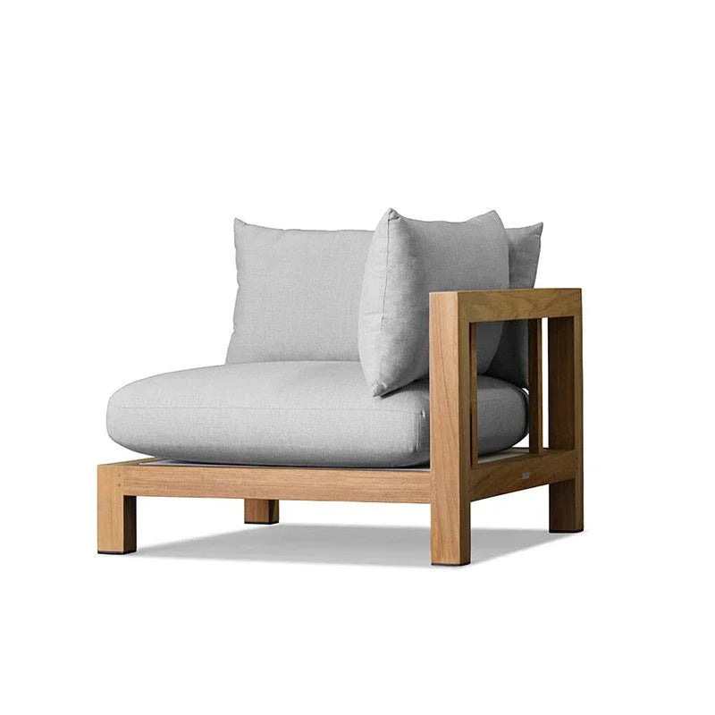 Nordic Designer Outdoor Sofas Villa Courtyard Wood Minimalist Design Garden Sofas Fashion Lawn Furniture Sillas Lshysf