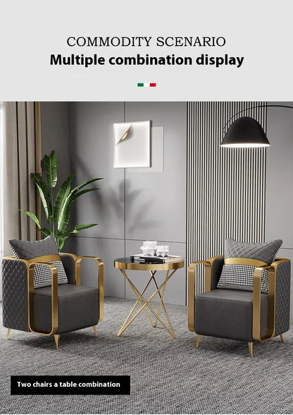 Living Room Single Sofa Dining Chair Victoria Relax Armchair Voven Upholstered Replacement Chairs Booster Nordic Floor Furniture