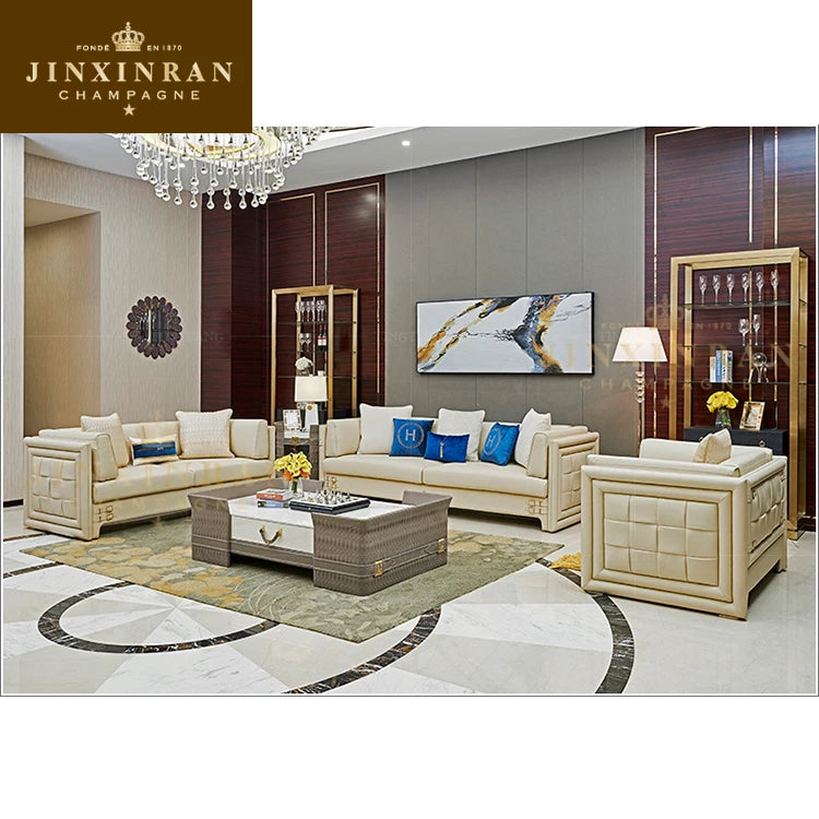 Sofa Furniture Prices Luxury Leather Sofa Set Living Room Customized Furniture Living Room Beige Leather Sofa Set