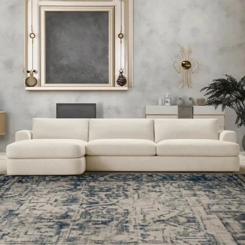 Modern luxury wood frame fabric modular combination, sofa set, living room sofa furniture
