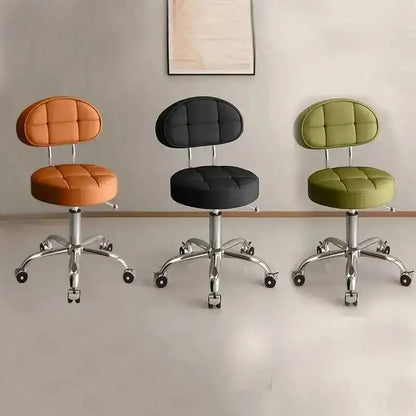 Big work stool hair cutting chair rotating lifting round stool pulley hair salon special beauty stool