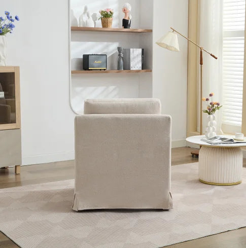 Modern Luxury Velvet Customized Armchair Durable Soft Ergonomic Living Room Bedroom Leisure Furniture Single Seat
